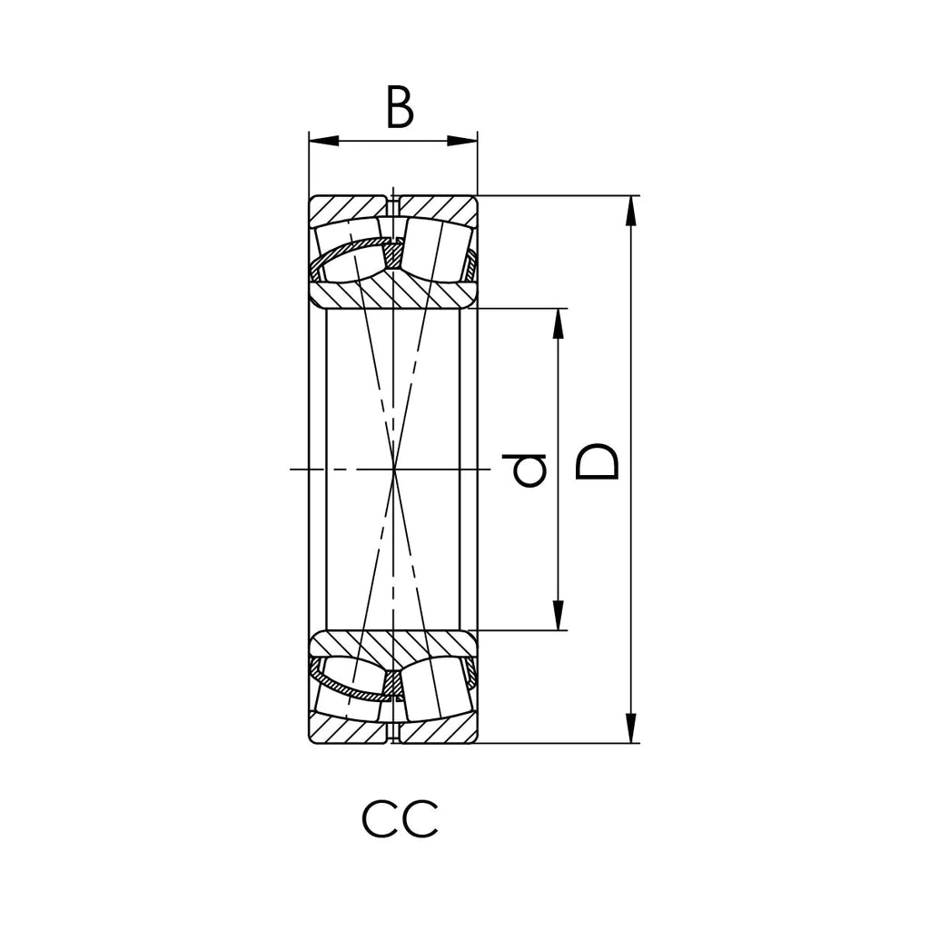 SKF BS2-2215-2RS/VT143