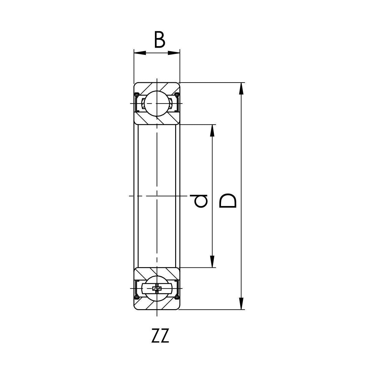 6806 / 61806 2RS / ZZ CODICE